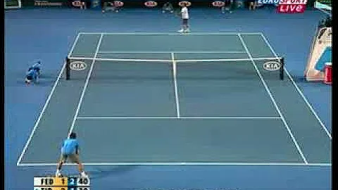 Janko Tipsarevic vs Roger Federer - Aus Open 2008