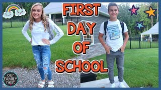 FIRST DAY OF SCHOOL & MORNING ROUTINE!!