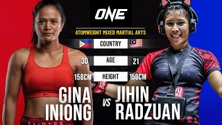 The RAZOR-CLOSE War 👊😤 Gina Iniong vs. Jihin Radzuan Was INTENSE