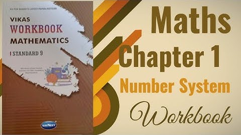 Class 9 Maths | Workbook | Chapter 1 Number System | Part 1 #maths @efactsbyshubhampatel