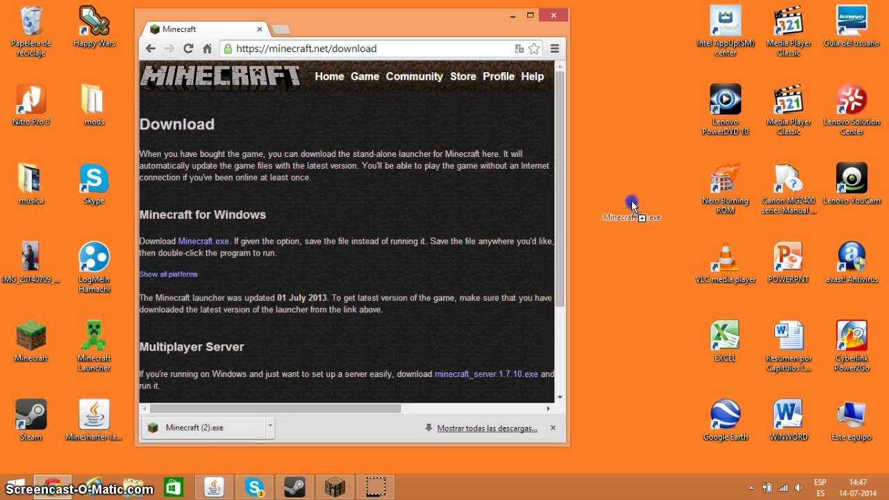 Como descargar el launcher premium de minecraft - YouTube