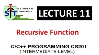 Recursive Function in C | Recursive Function in C++