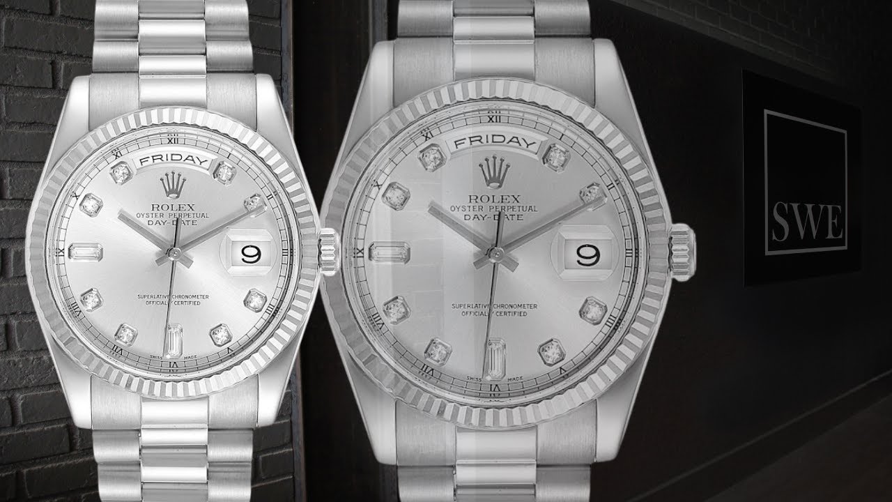 Rolex President Day-Date White Gold 