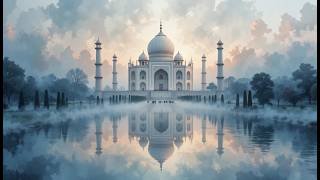 Taj Mahal Wall Painting for TV Frame Display | Elegant Indian Monument Landscape & Luxury Home Décor screenshot 2