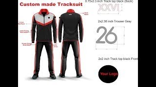 Step Up Your Style Game With Custom Premium quality Tracksuits, jogging suit, By Jisa Sports!