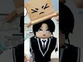 boy won't show face in school VS bucket girl