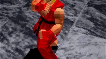 Street Fighter EX (Capcom 1996)  Attract Mode 60fps