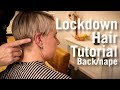 HOW TO TRIM YOUR BACK/NAPE? Covid lockdown pixie tutorial part 2