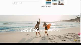 WaveRide - Surfing and Water Sports Theme surfing theme sports Asuna