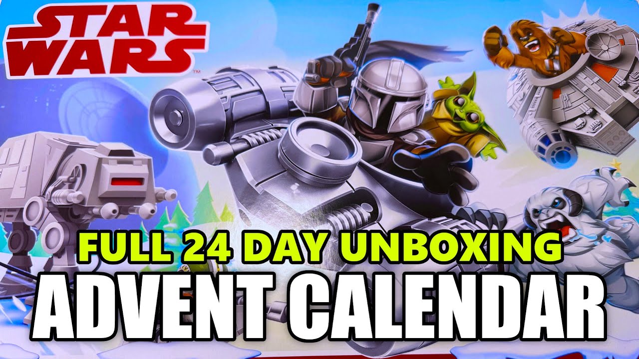24 DAY Star Wars Advent Calendar - FULL UNBOXING