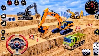 Real City Construction Simulator 3D - City Road Builder Excavator Trucks 2026 - Android Gameplay screenshot 5