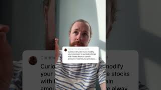 “why don’t you filter your scanners to remove low price and high float stocks?”