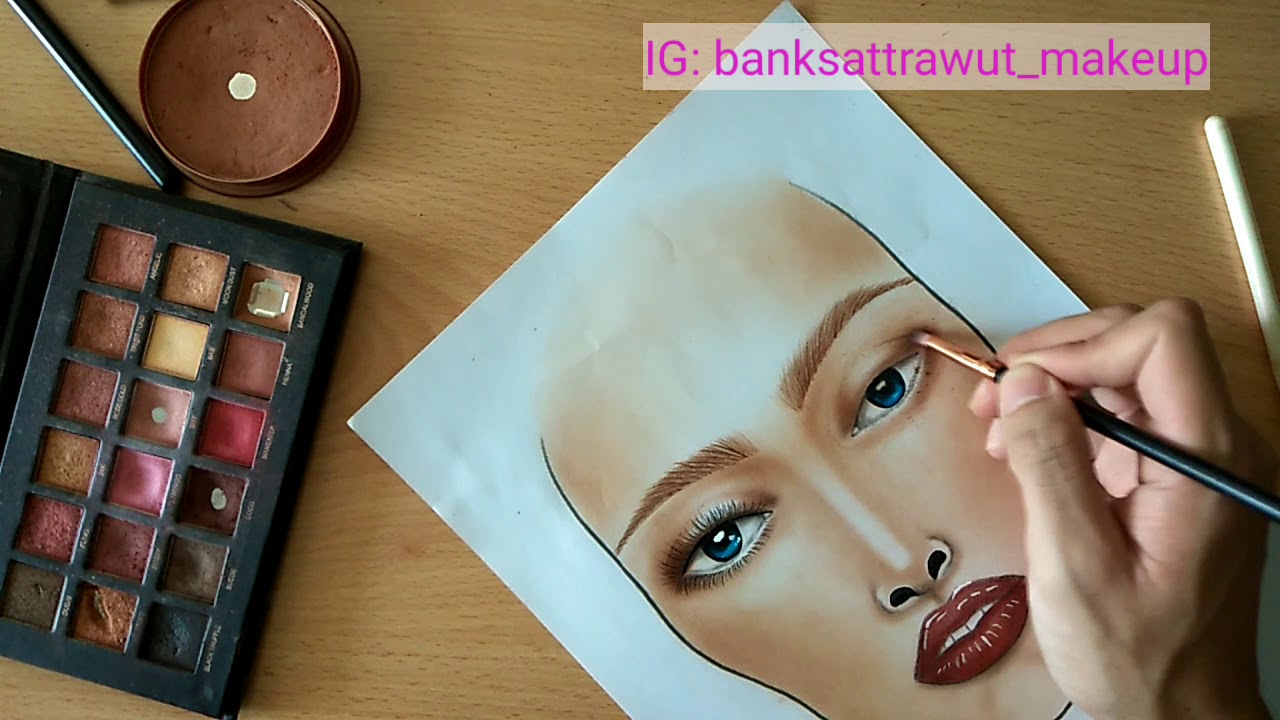Paper Makeup ep.3 by BankSattrawut_makeup YouTube