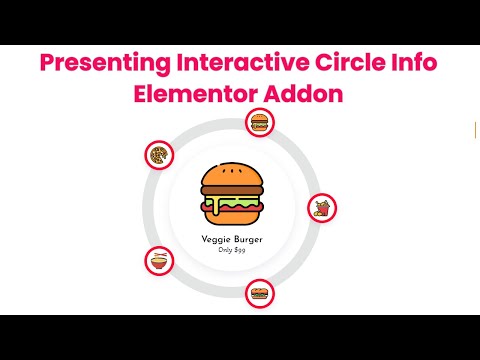Presenting Interactive Circle Info Elementor Addon