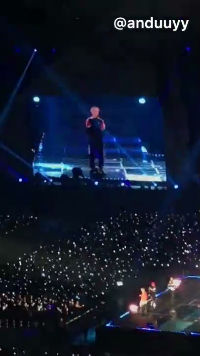 Armys & RM sang Suga’s Mic Drop part together when Suga’s earpiece  had a problem at BTS 4th Muster.