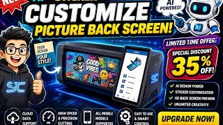 AI-Powered Sticker Cutting • Cartoon Designs • Custom Back Screen Printing 🔥Create unique styles