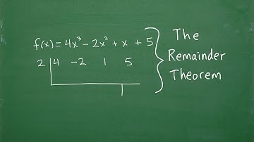 Let’s Learn The Remainder Theorem….Step-by-Step….VERY COOL