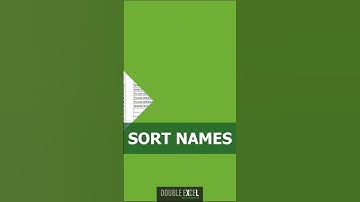 NAME SORTING TRICK 🤫🤯 #exceltips #exceltutorial #exceltricks #viral #shorts #learnexcel #msexcel