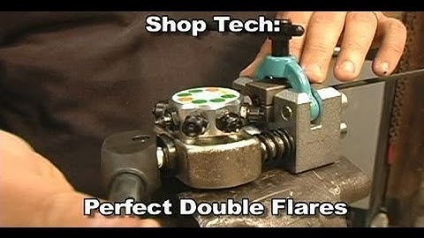 How To Double Flare Brake Lines Perfectly With Eastwood Double Flare Tool V8TV Video