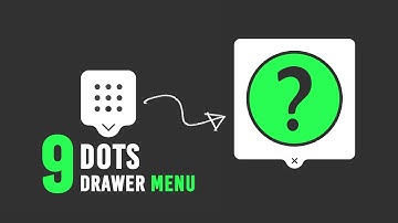 How to Make 9 Dots Menu Drawer using Html CSS and Javascript