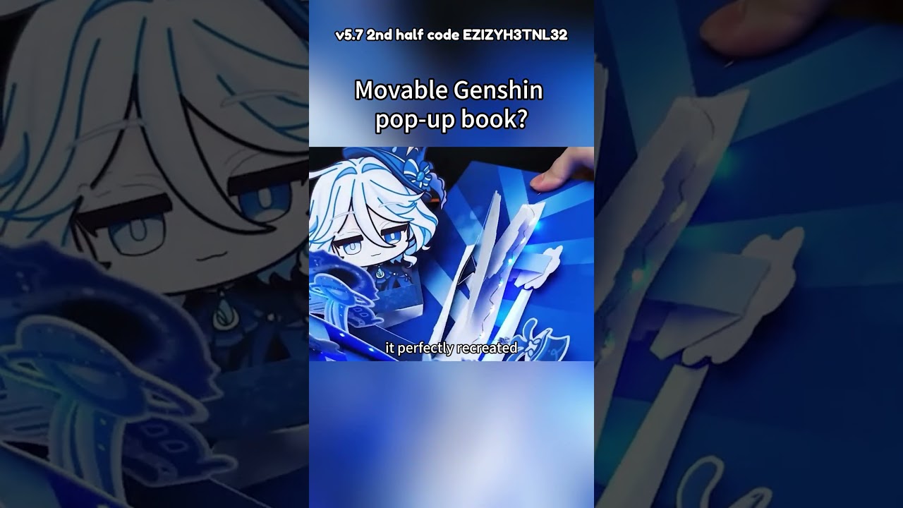 movable genshin pop up book？ #genshinimpact #genshinxie #nahida v5.7 2nd half code:EZIZYH3TNL32