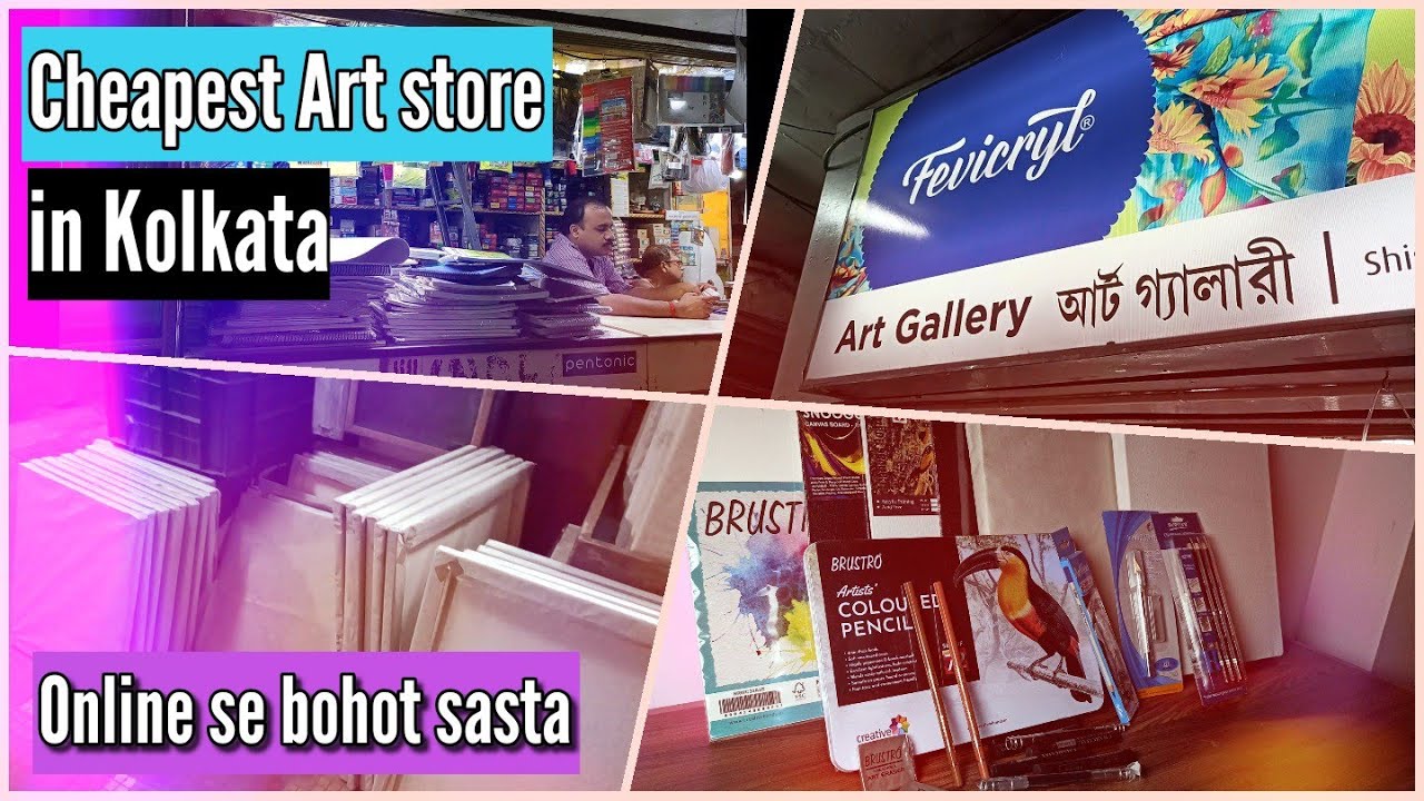 Cheapest Art Shop In Kolkata Art Gallery New Art Materials Purchase