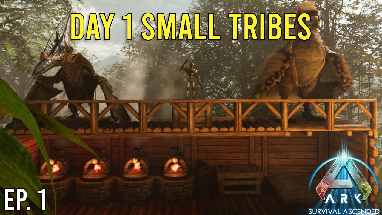 Claiming ALPHA SPOT Ark Survival Ascended Official Small Tribes - EP. 1 ...