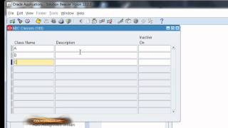 INV ABC Classes, Oracle Applications Training
