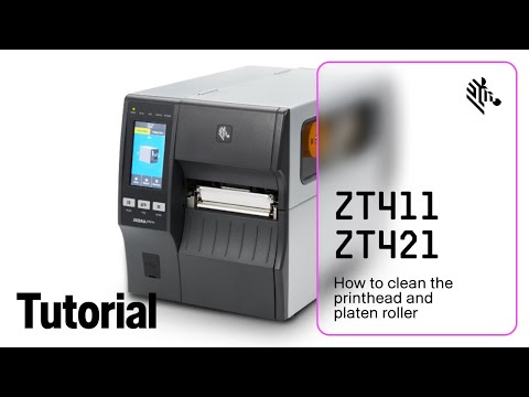How to Clean the Printhead and Platen Roller in the ZT411 and ZT421 Printers | Zebra