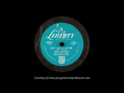 Julie London (1955) FIRST RECORDING [CRY ME A RIVER]