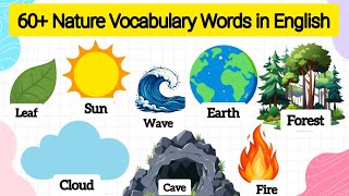 Nature Vocabulary  Learn Nature Words In English  English Vocabulary  Learn English