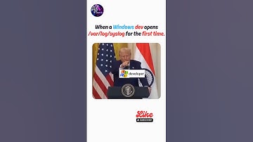 Windows Dev vs. Linux Syslog!!🐧😂 #shorts #viral #memes #linux #developer #funny #relatable #coding