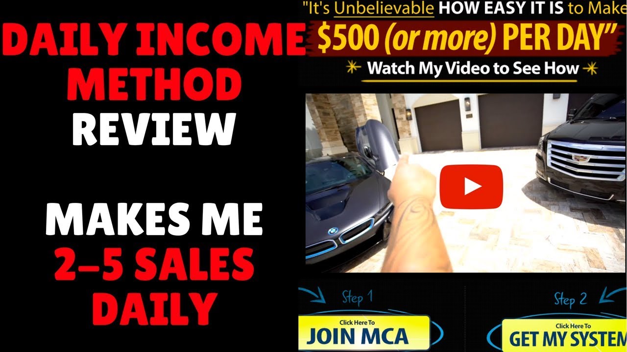Daily Income Method Daily Income Method Review- Make More MCA Sales - YouTube