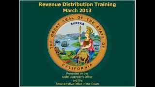 Revenue Distribution Training Program -- Plenary Session Part 1