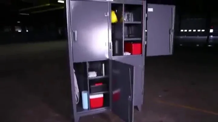 Strong Hold 4 Compartment Storage Cabinet