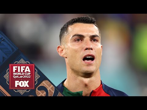 Cristiano Ronaldo tears up during Portugal National Anthem before Ghana match 