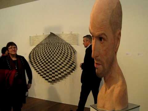 Evan Penny sculpture at the 2010 Melbourne Contemp...