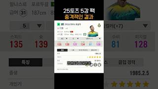 25토츠 신규 패키지 결과는?