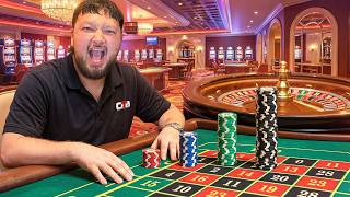 Increasing Our Bet After Each Spin In Roulette!!! (INSANE)