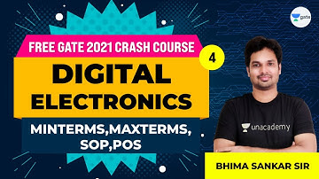 Digital Electronics | Minterms, Maxterms, SOP, POS | Lec 3 | GATE 2021 Crash Course