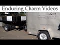 Enclosed Trailer Outfitted With Custom Shelves Enclosed Trailer Outfitted With Custom Shelves