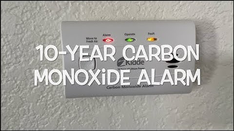 KIDDE 10-YEAR CARBON MONOXIDE ALARM REVIEW