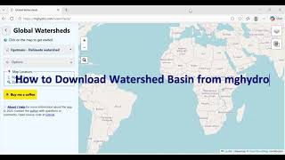 How to Download Watershed Boundaries from mghydro (Global Watersheds)