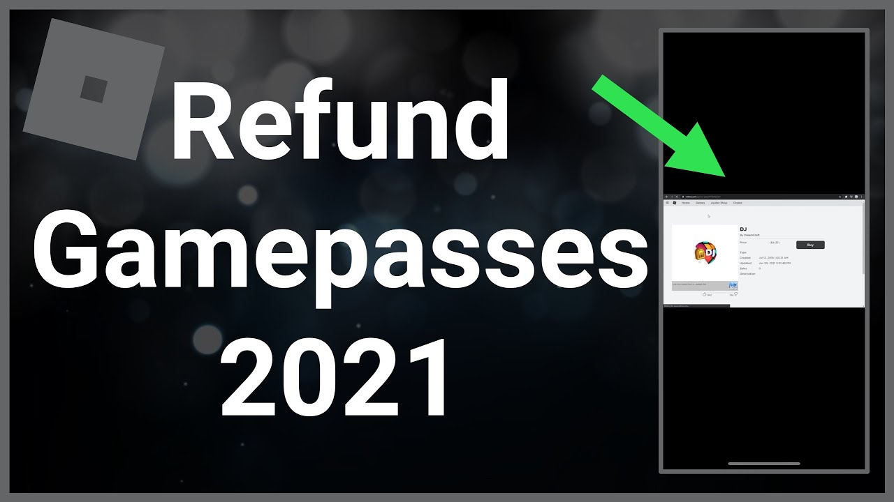 How to Refund Gamepasses on Roblox 2021 