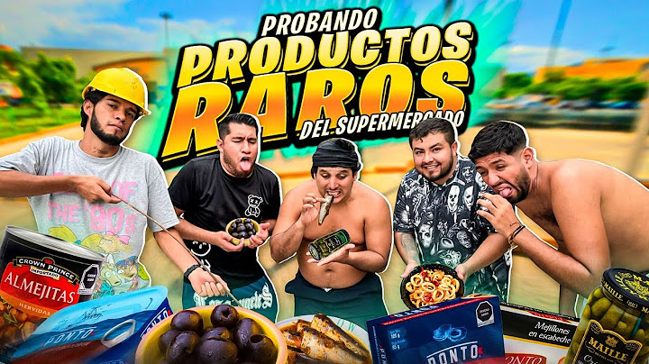 PROBANDO MARISCOS ENLATADOS DEL SÚPERMERCADO CON EL CREW RETOJORJAIS | lo comprarían?