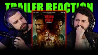 VIKRAM VEDHA TRAILER REACTION!