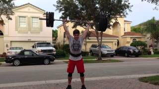 Barbell complex @ 210#