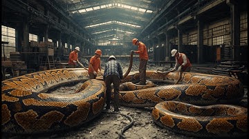Inside a Python Leather Workshop: How Giant Pythons Become Million-Dollar Luxury Bags