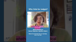 Why Vote for Judges #checkyourjudges