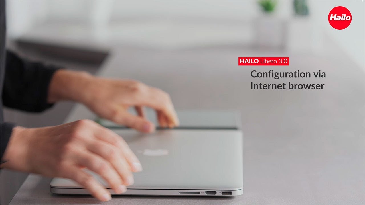 HAILO Libero 3.0 - Configuration via browser